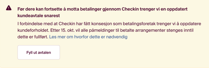 varselsbilde for avtale