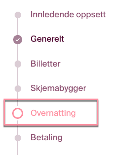 overnatting i veilede