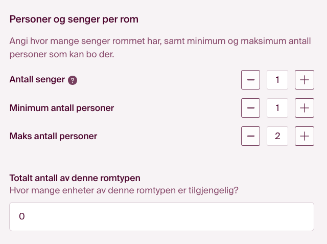 Personer og senger