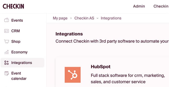 Hubspot integration