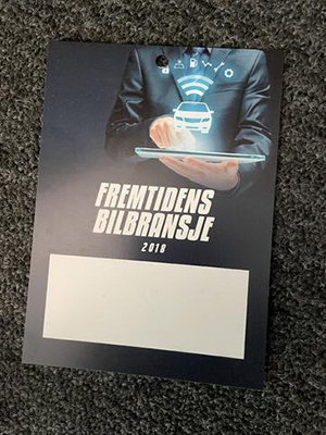 Innsjekk-skanner-navneskilt bilbransjen