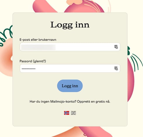 MailMojo logg inn