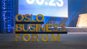 Oslo Business Forum main stage 350