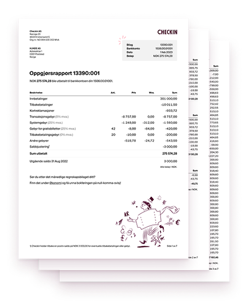 Regnskap-oppgjørsrapport-rapport