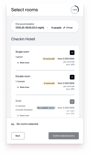 Room Registration