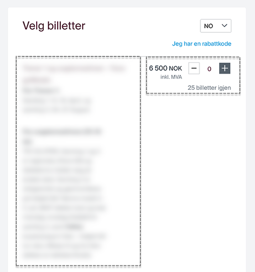 checkin i bruk-billetter