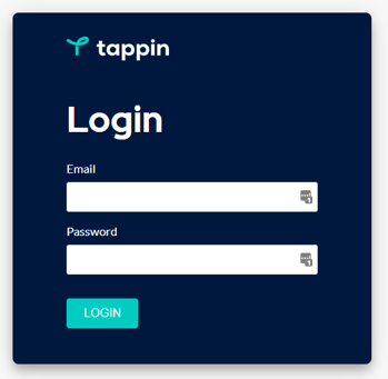 Logg inn på din Tappin-konto