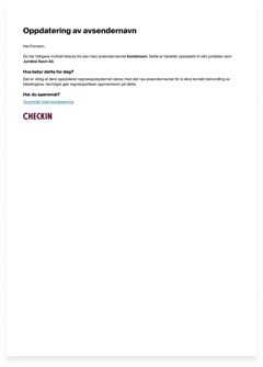 Følgebrev til bedrifter