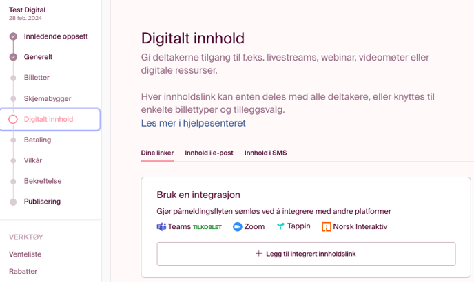 digitalt innhold