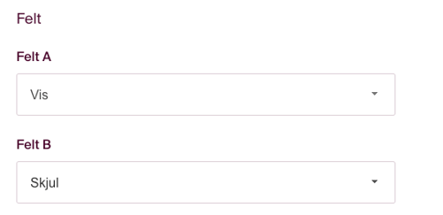 Felt eksempel