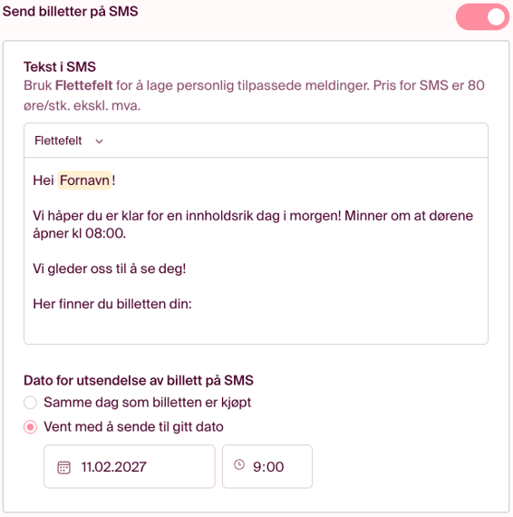 billettutsending-SMS
