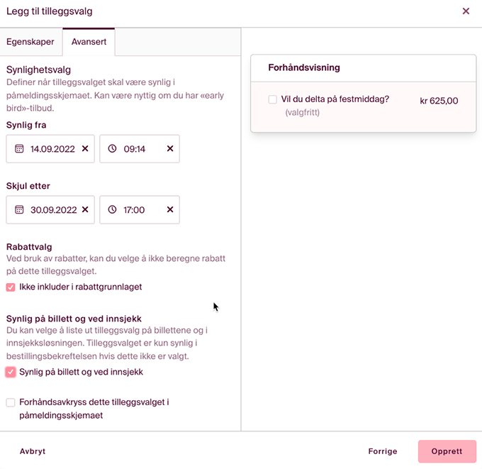 oppsett-skjema-tilleggsvalgavansert