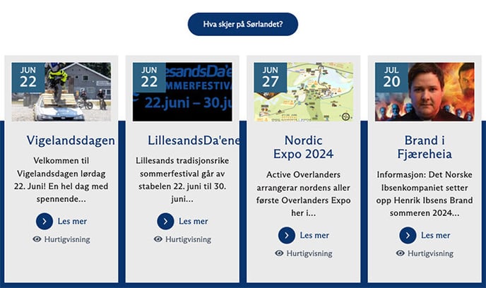 preview arrangementskalender