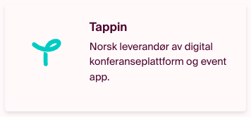 Klikk Tappin-ikonet for å sette opp app'en