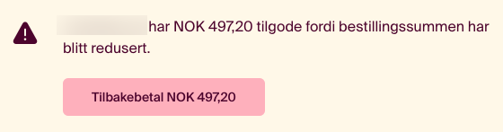 Her kan du se hvor mye din kunde har tilgode