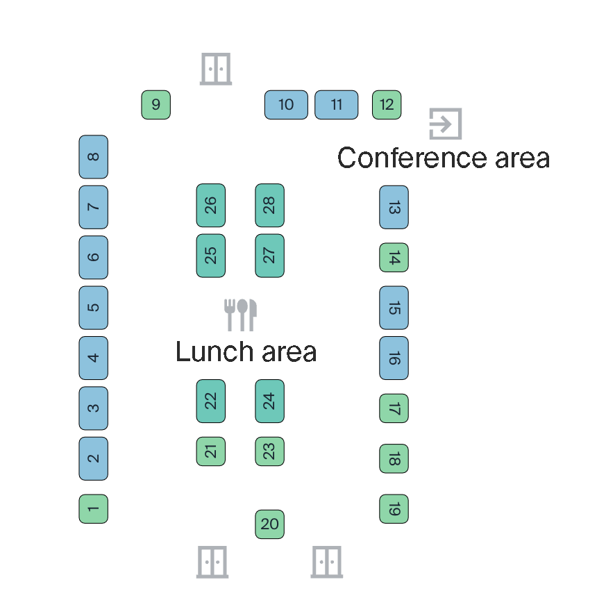 Exhibitors map in EN