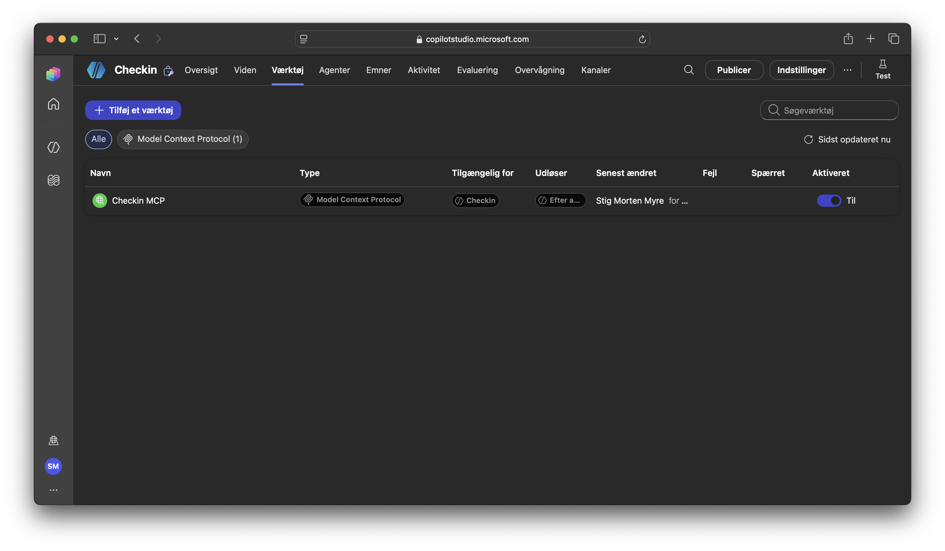 Copilot Studio: Færdig