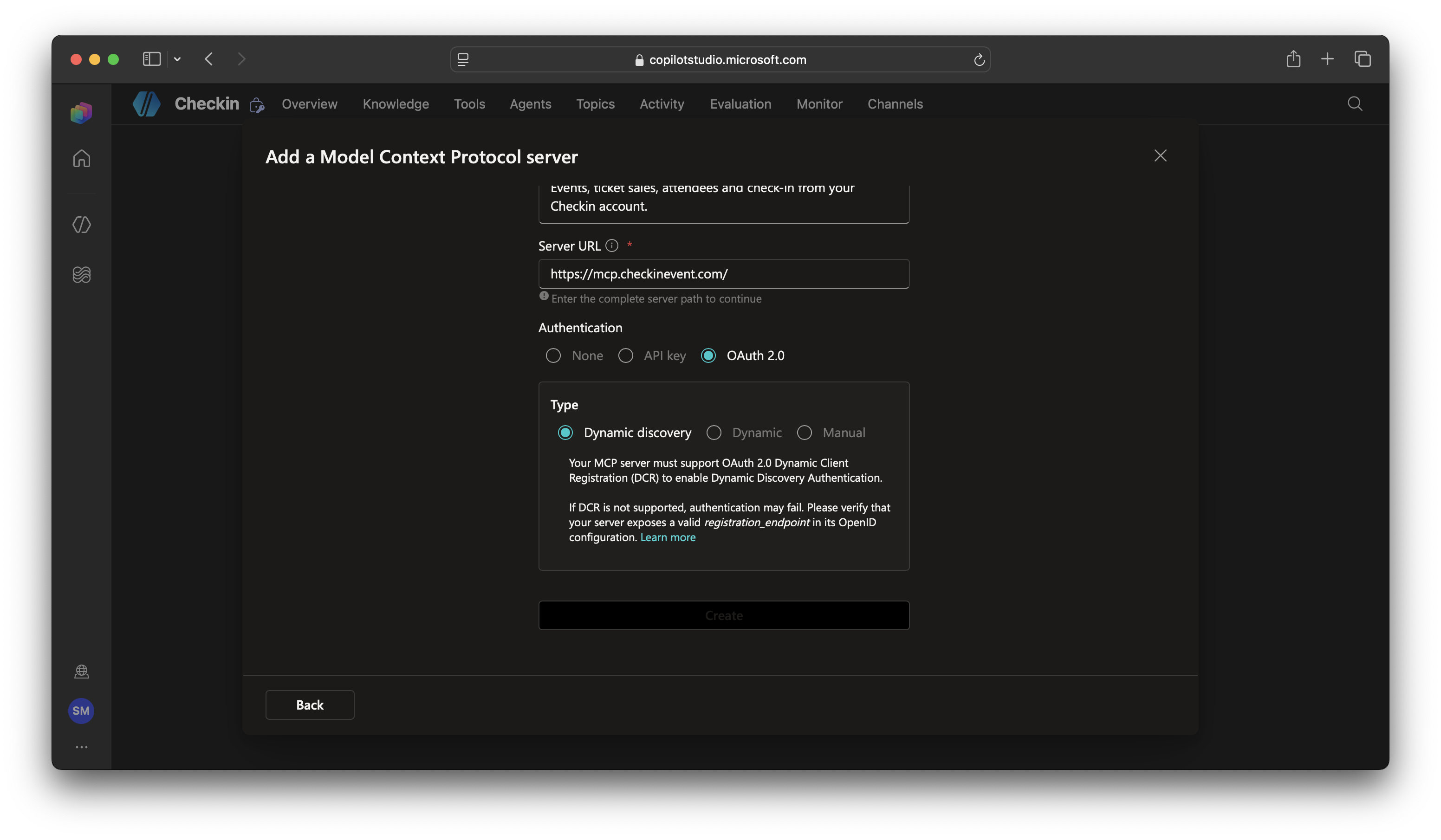 Copilot Studio: Create